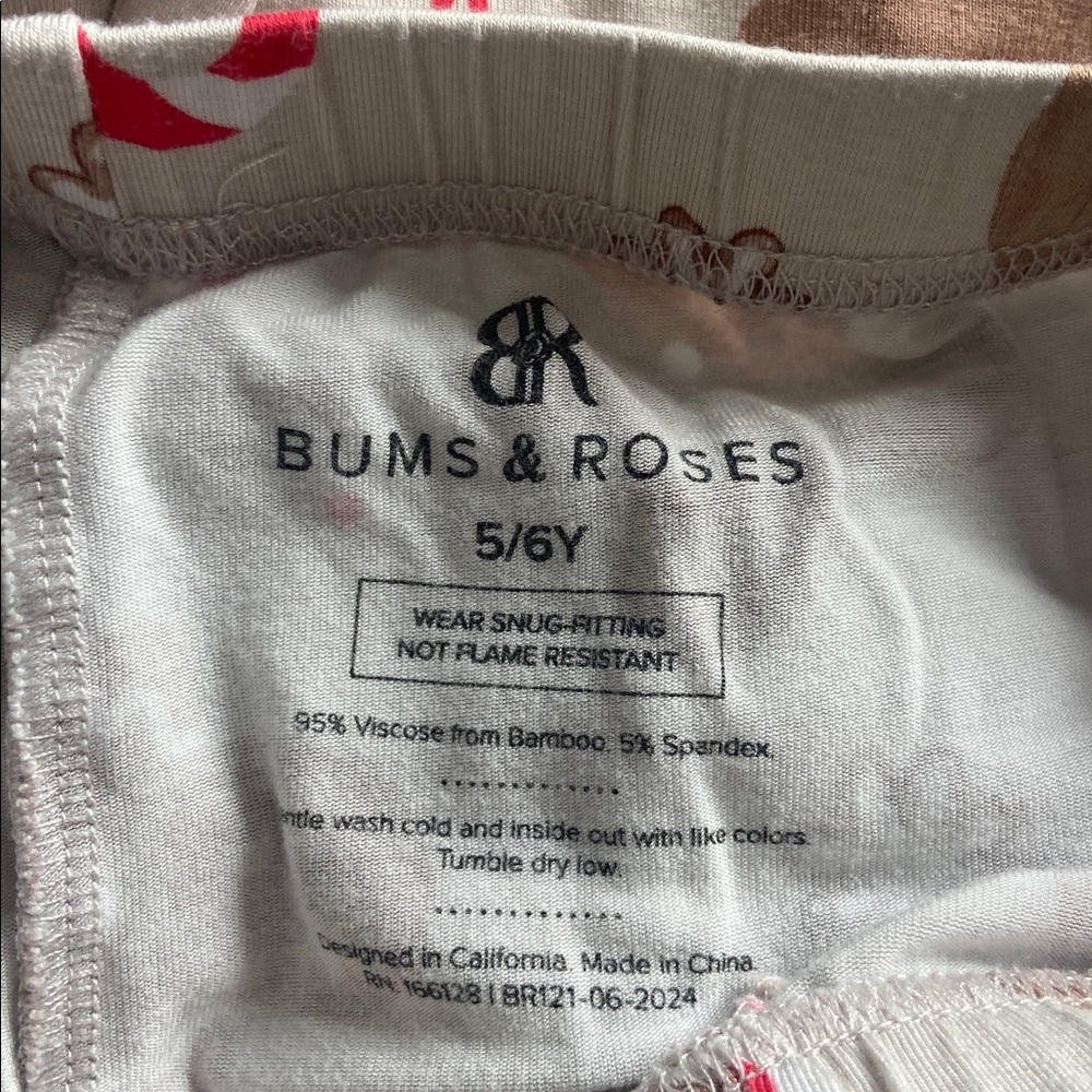 Bums & Roses Pajama Set - Picture 2 of 4